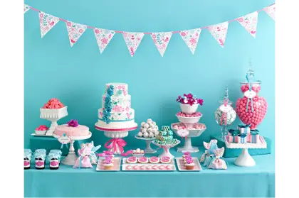Colorful Dessert Table