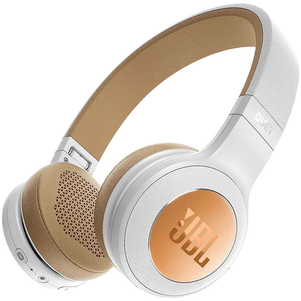 White and Gold JBL Headphones