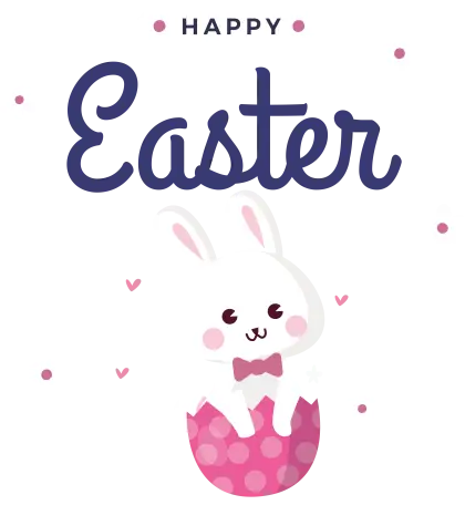 Easter Bunny with Decorative Egg