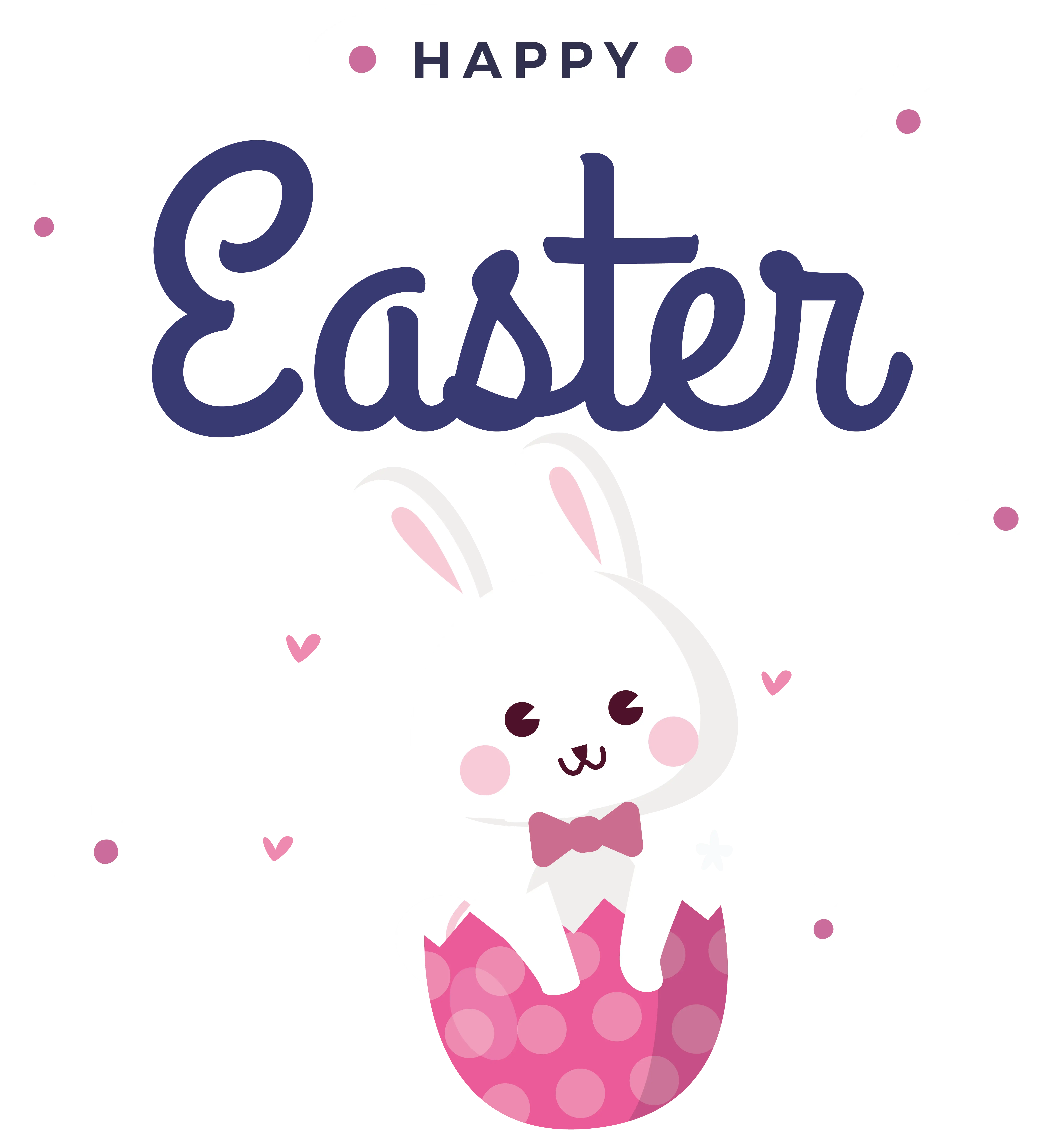 Easter Bunny with Decorative Egg