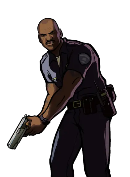 Police Officer Character Illustration