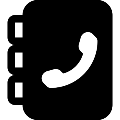 Black Phone Book Directory