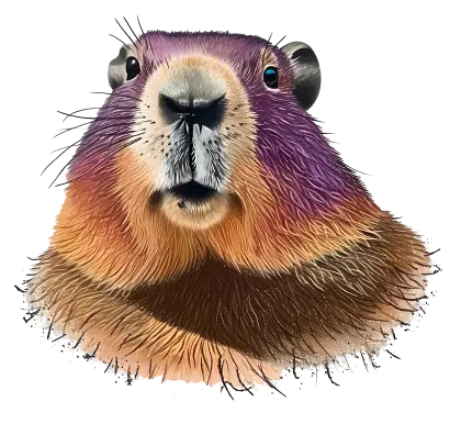 Groundhog Illustration