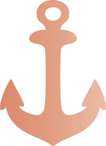 Rustic Brown Anchor Icon