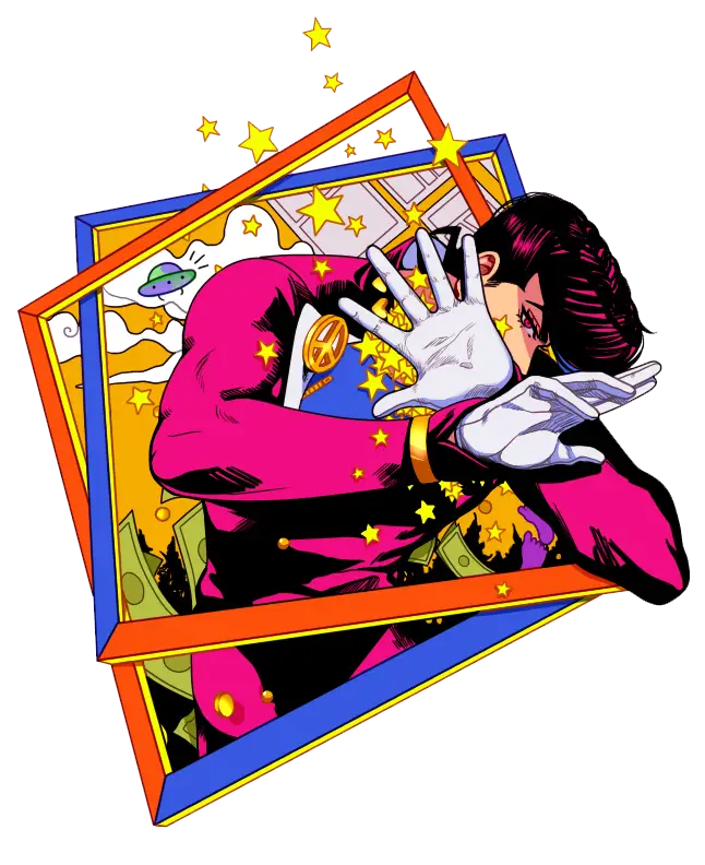 Colorful Superhero Illustration