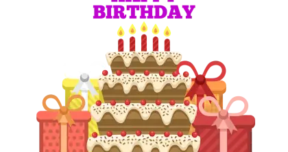 Birthday Cake with Presents