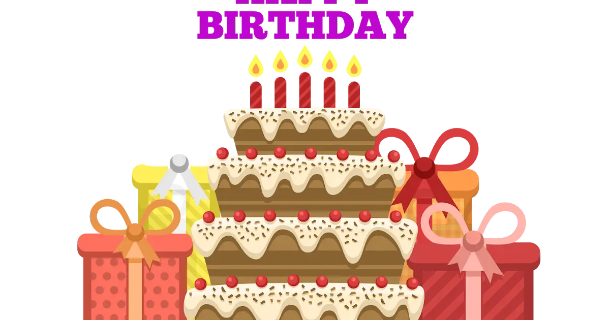 Birthday Cake with Presents