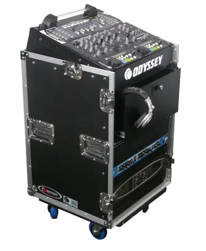 Professional Audio Equipment with Mixer and Headphones
