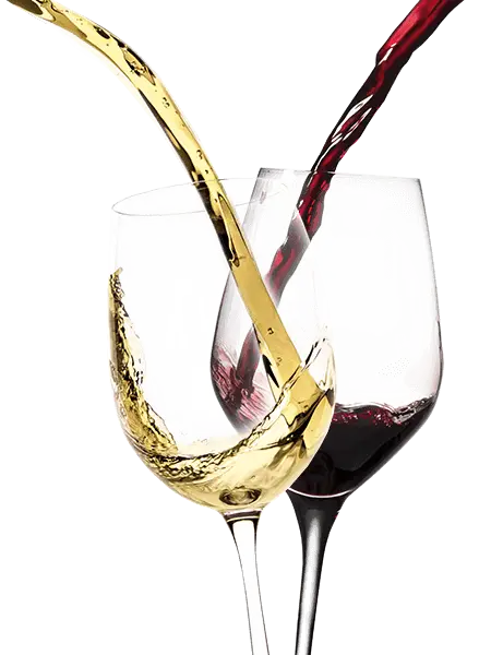 Wine Pouring in Glass for Celebration