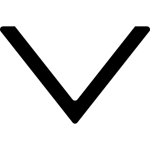 Minimalist Downward Arrow Icon
