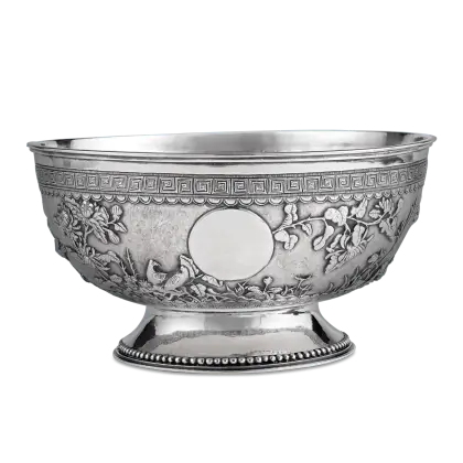 Ornate Silver Bowl