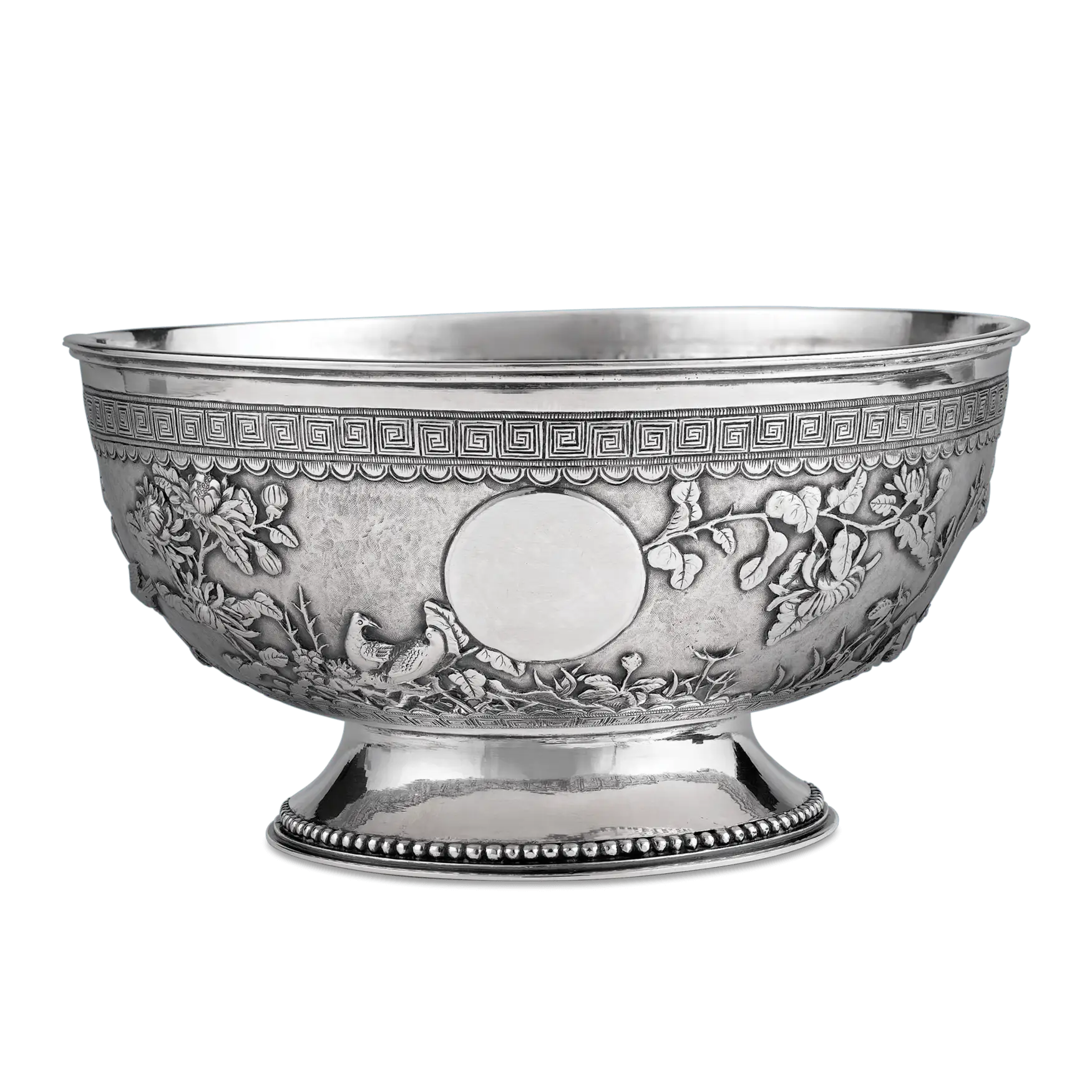 Ornate Silver Bowl