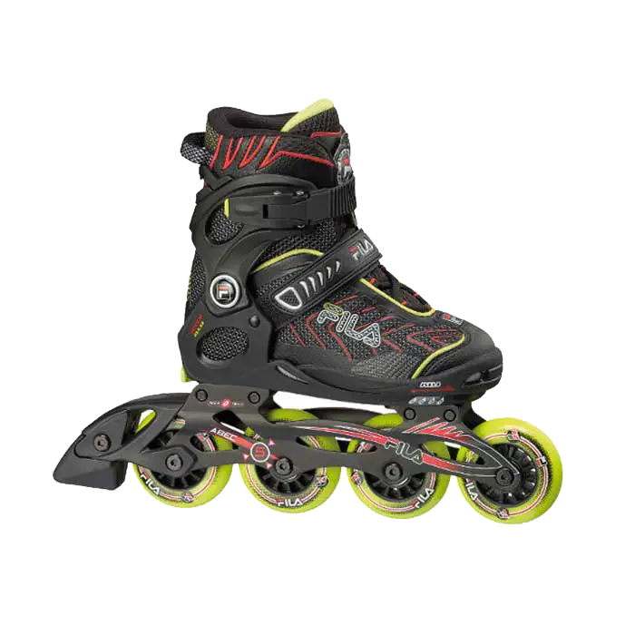 Black and Neon Inline Skates for Outdoors