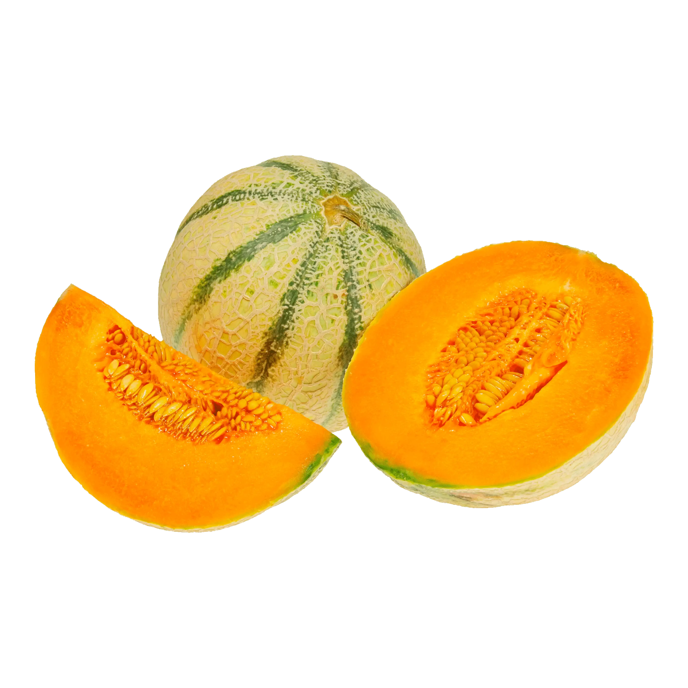 Cantaloupe Cut into Slices