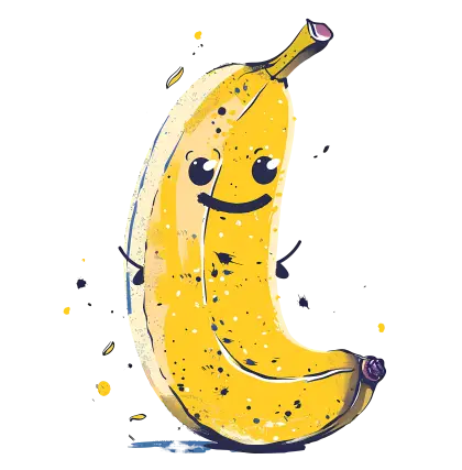 Cute Cartoon Banana