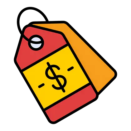 Colorful Price Tag Illustration