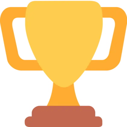 Gold Trophy Cup Illustration