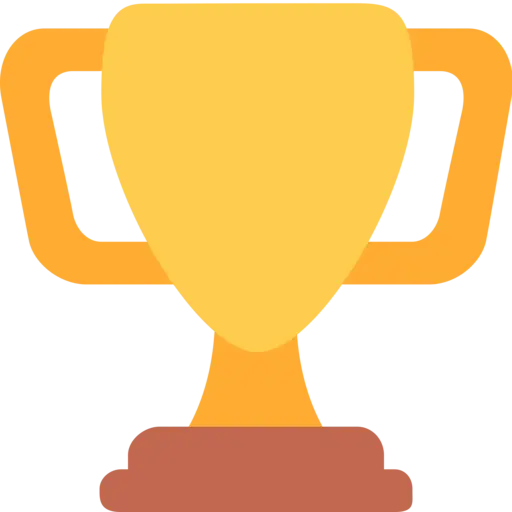 Gold Trophy Cup Illustration