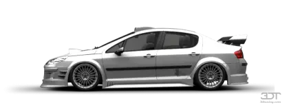 Silver Modern Race Car with Aero Design
