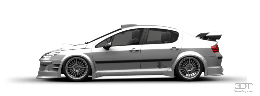 Silver Modern Race Car with Aero Design