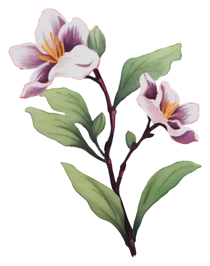 Elegant Pastel Floral Illustration
