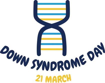 DNA Symbol for Down Syndrome Day