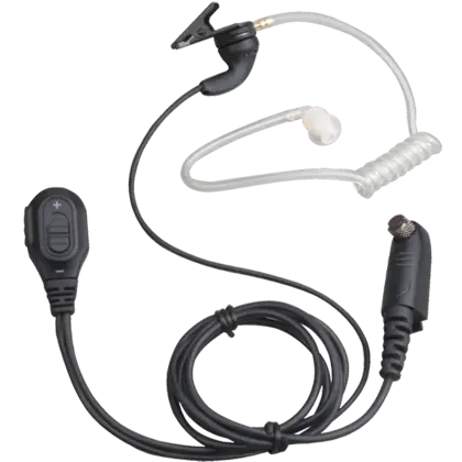 Clear Tube Earpiece with Microphone