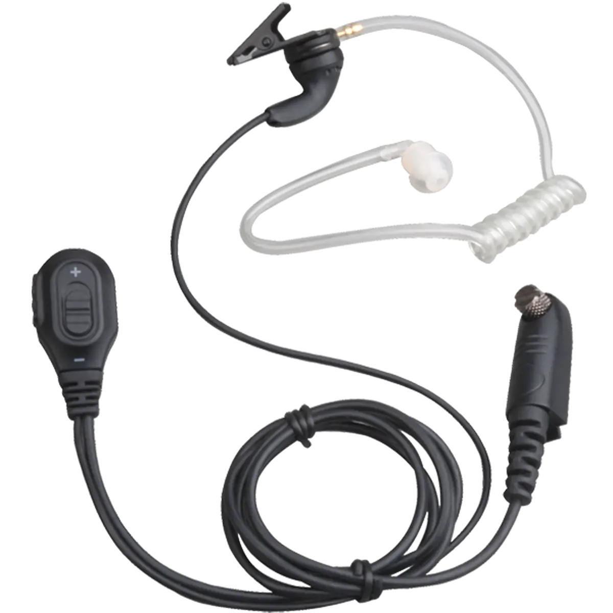 Clear Tube Earpiece with Microphone