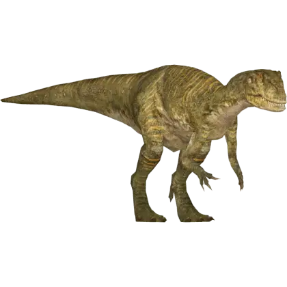 Realistic Green Dinosaur Illustration