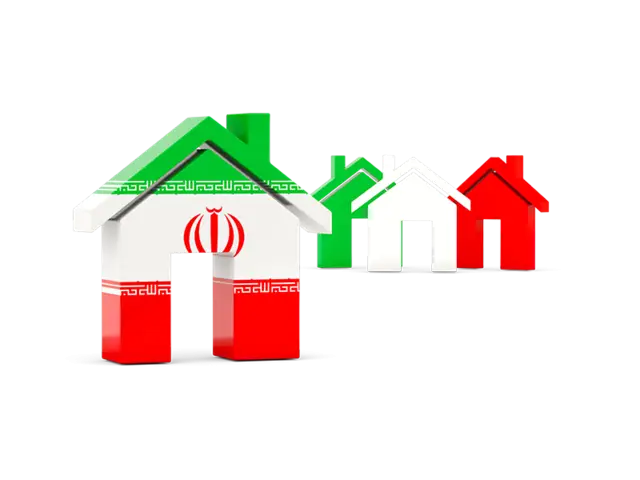 Iranian Flag on House