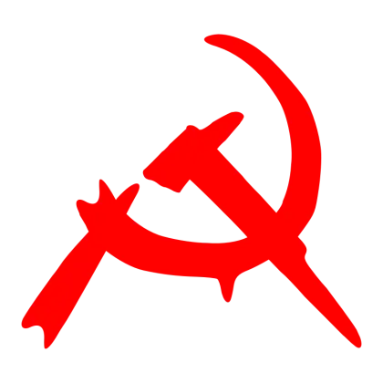 Red Hammer and Sickle Symbol