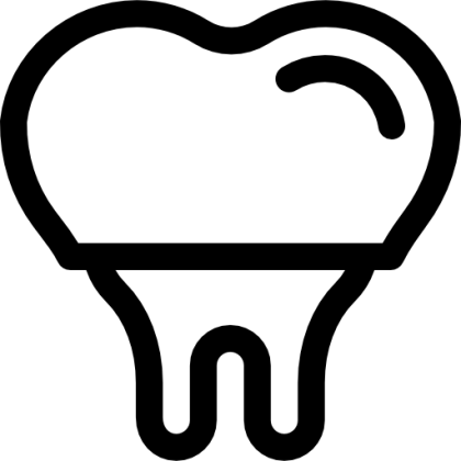 Black Tooth Icon