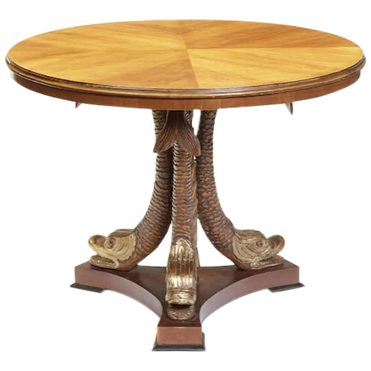 Vintage Round Wooden Table