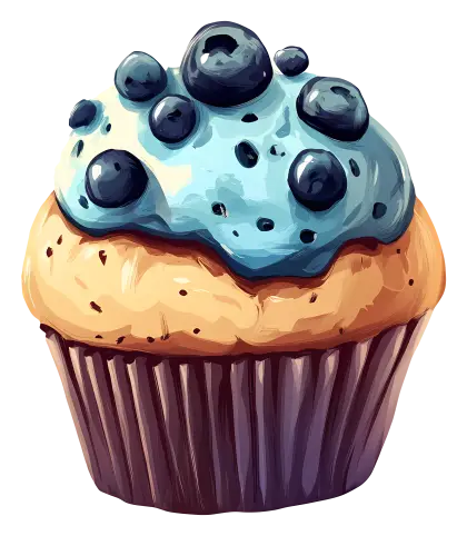 Blueberry Cupcake Dessert