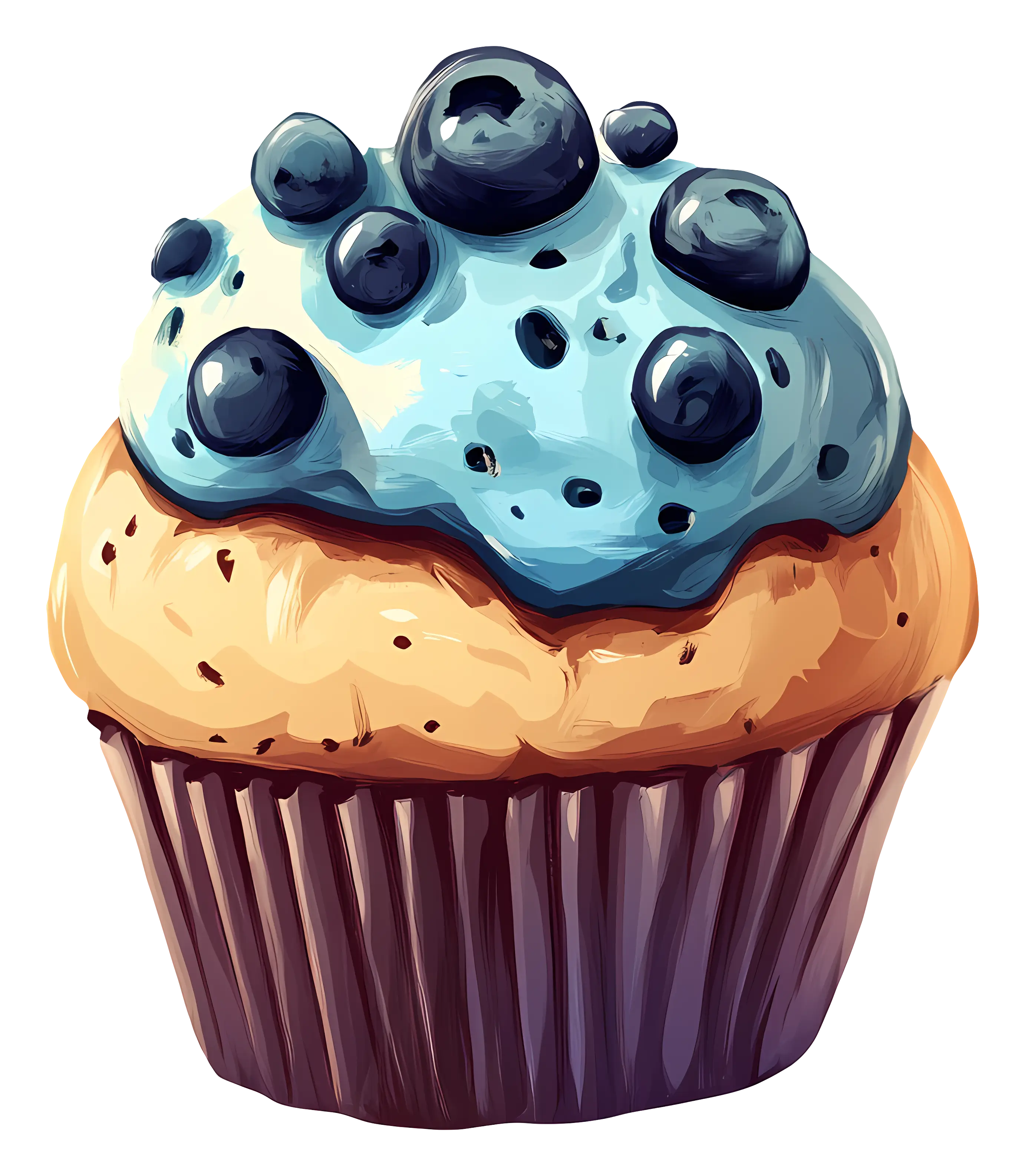 Blueberry Cupcake Dessert