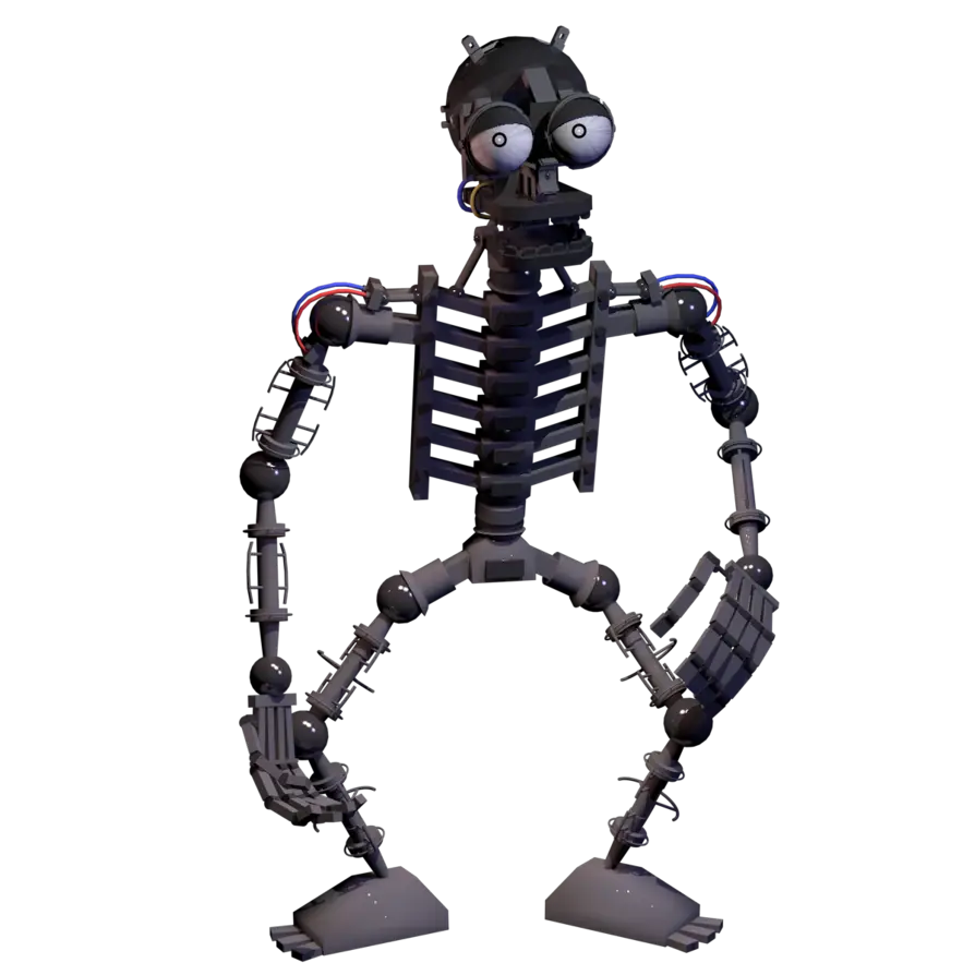 Futuristic Robot Skeleton