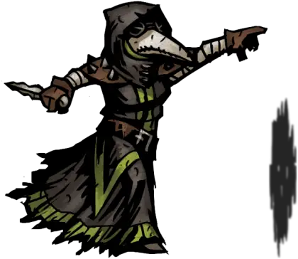 Plague Doctor Character with Dagger