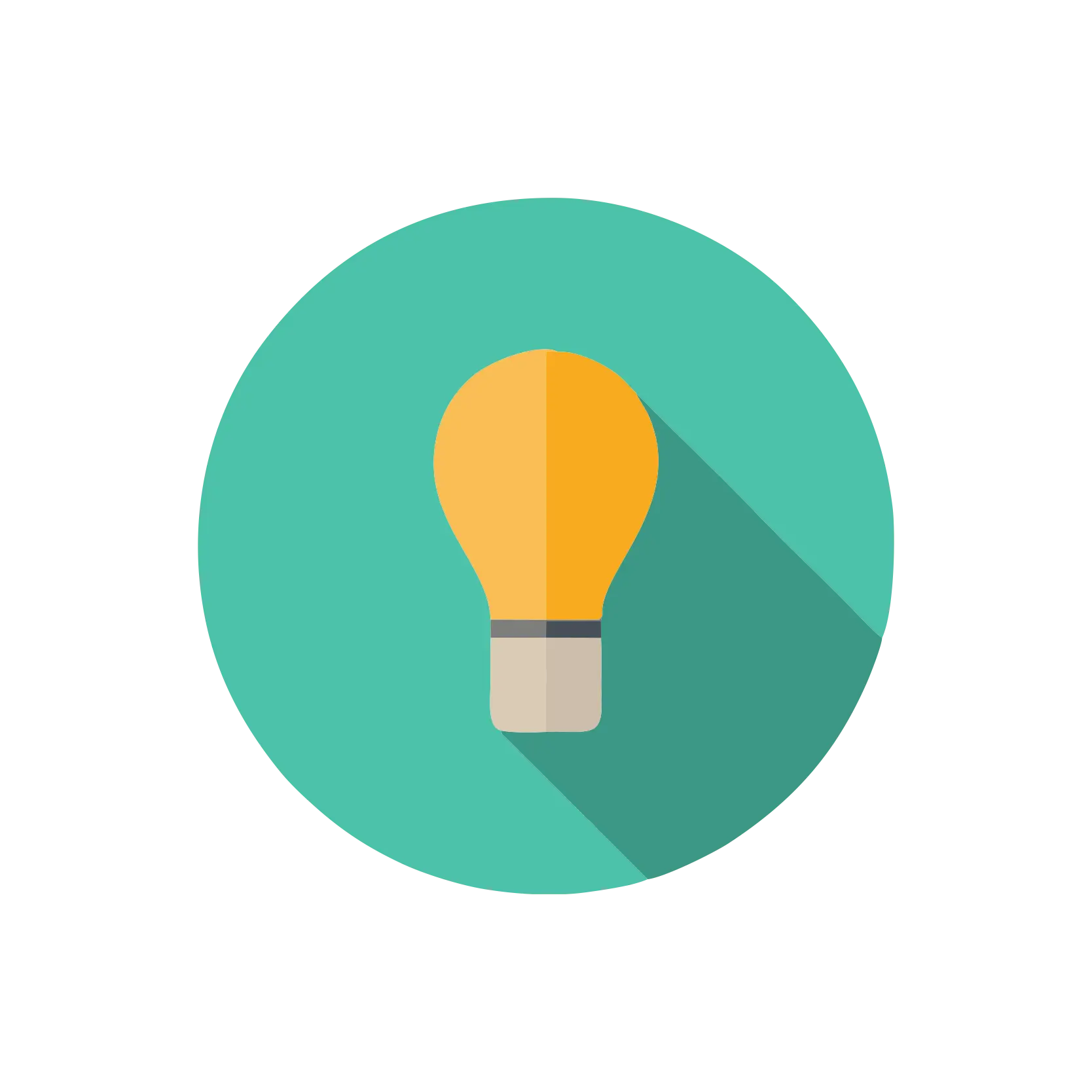 Light Bulb Icon for Ideas