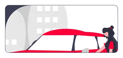 Person with Car