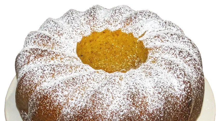Delicious Bundt Cake with Powdered Sugar