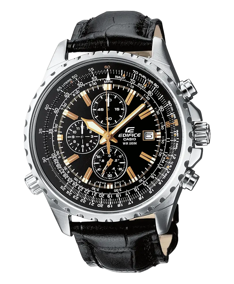 Luxury Wristwatch with Leather Band