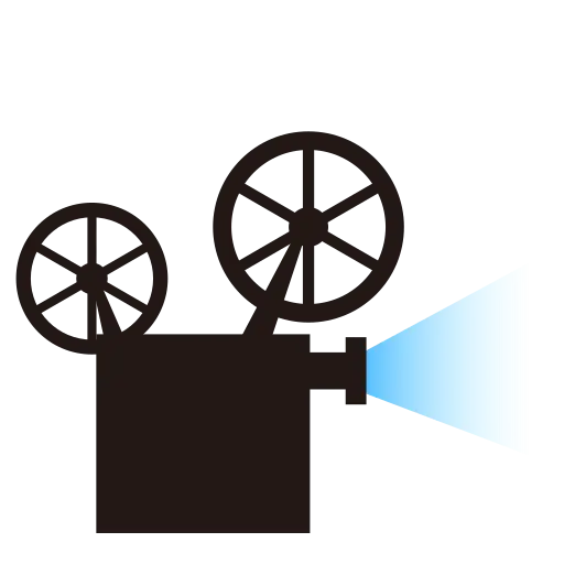 Vintage Film Projector Icon