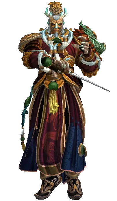 Fantasy Character with Ornate Robes