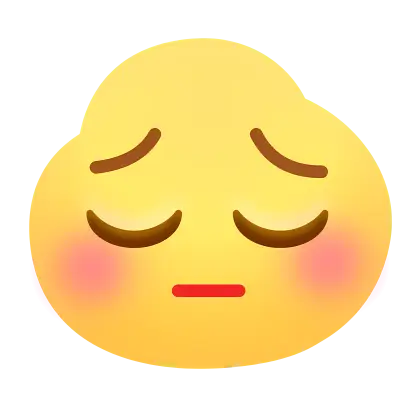 Sad Face Emoji Icon