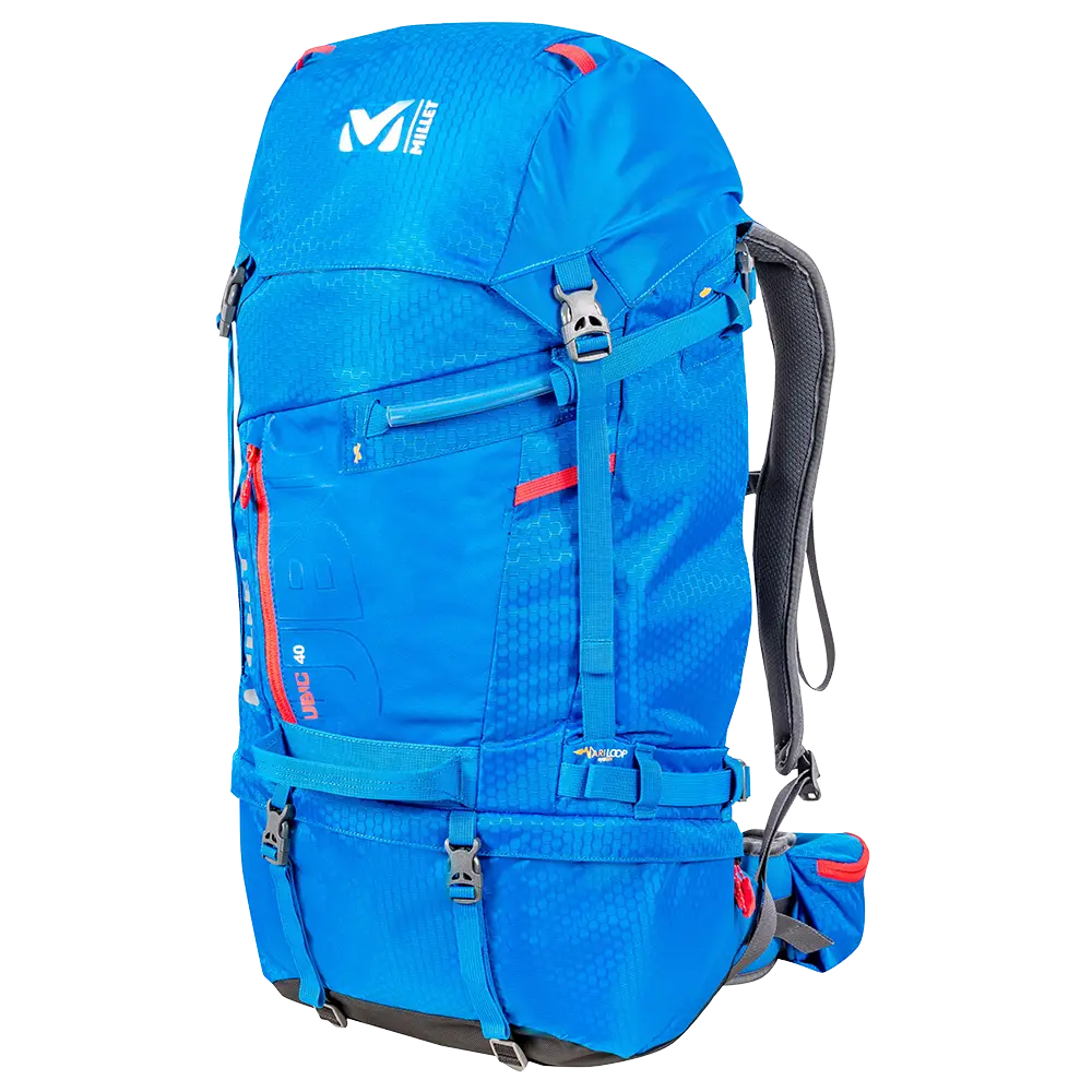 Blue Backpack for Hiking and Travel