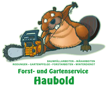 Beaver with Chainsaw for Garden Service
