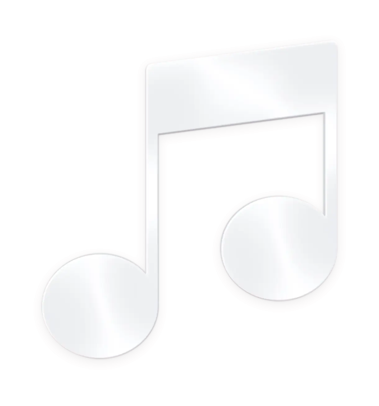 White Music Note Icon