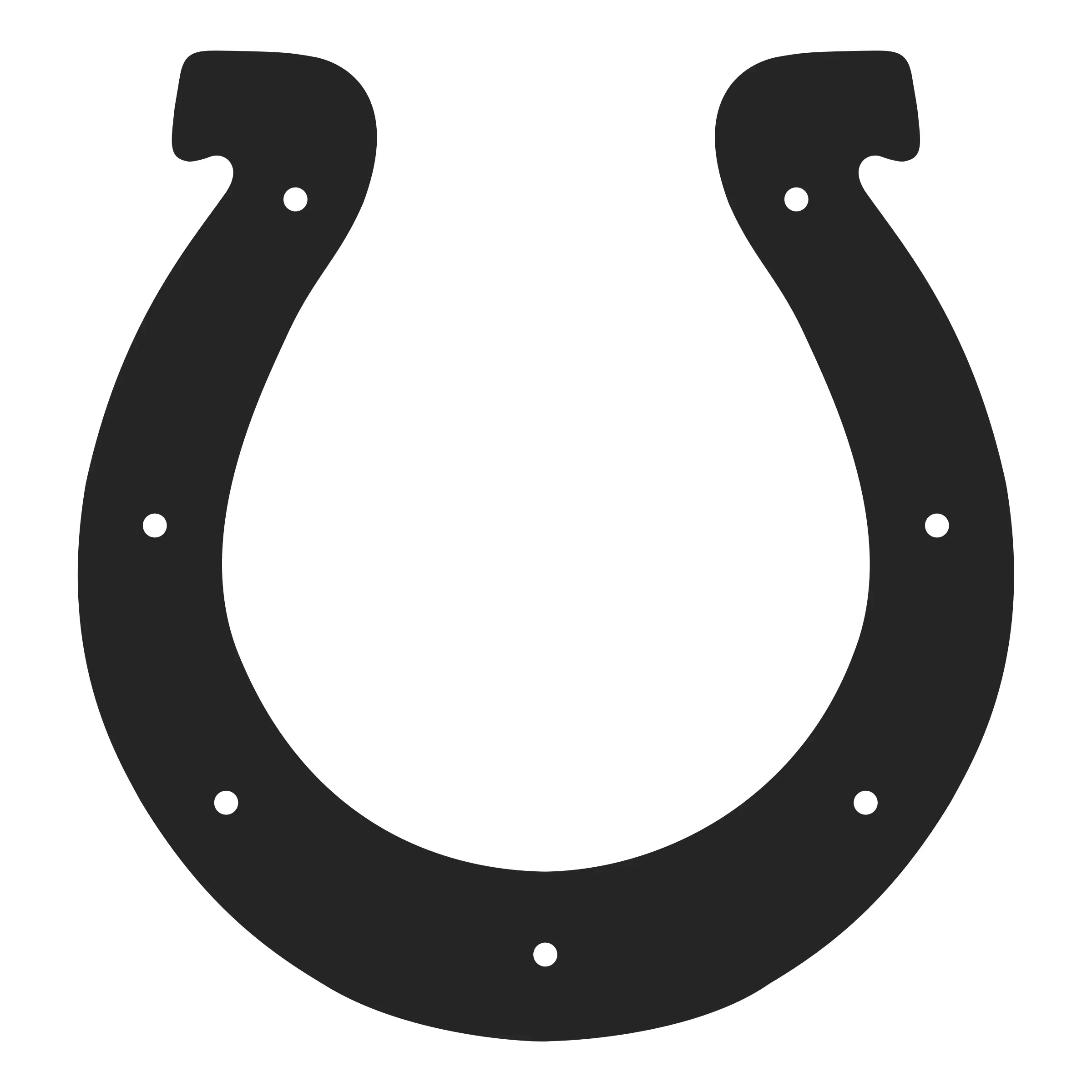 Lucky Black Horseshoe Icon