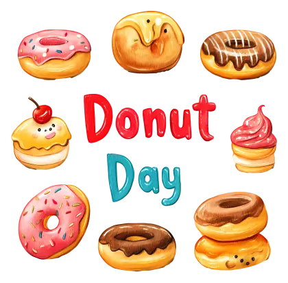Donut Day with Assorted Pastries