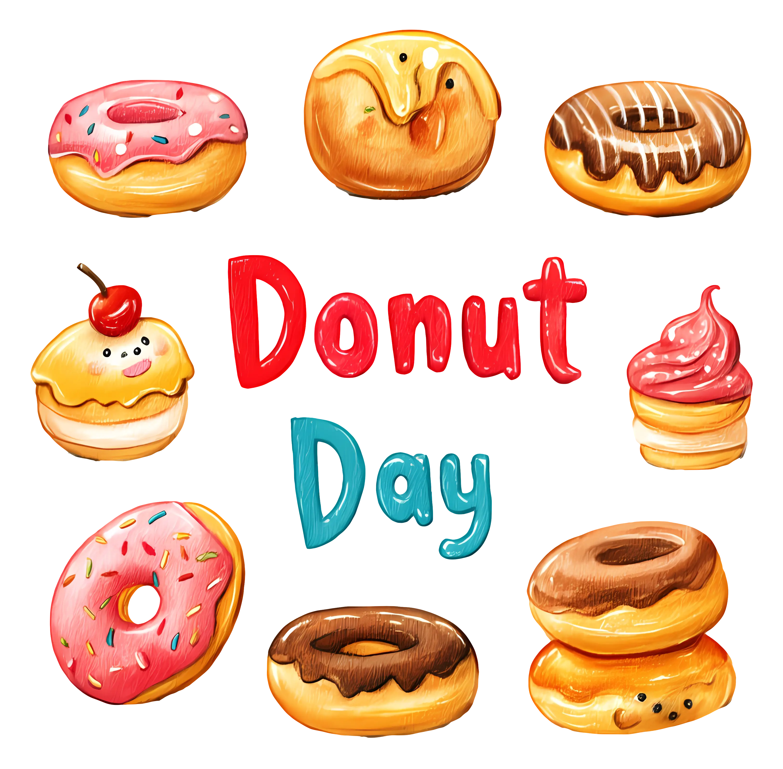 Donut Day with Assorted Pastries